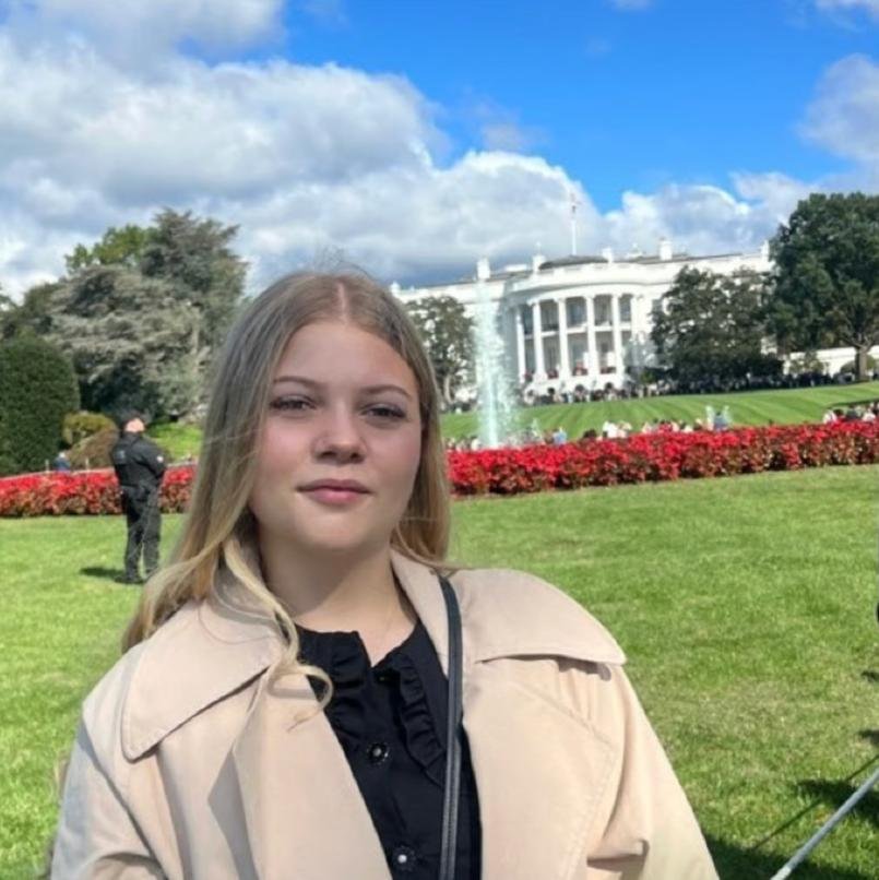 Isabelle's secondary education took place at Woldingham School